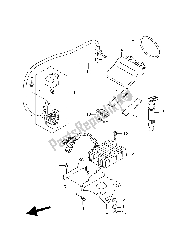 Toutes les pièces pour le électrique du Suzuki GSF 650 Nsnasa Bandit 2008