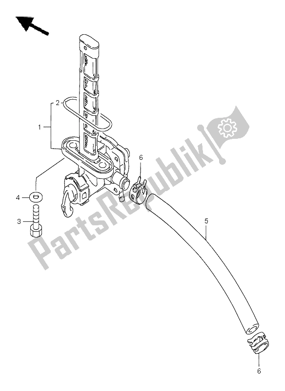 Tutte le parti per il Rubinetto Del Carburante del Suzuki LS 650 Savage 2003