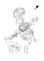 SPEEDOMETER (SV650SA-SUA)