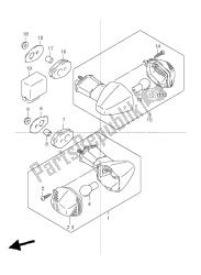 richtingaanwijzer lamp (gsf600-u)