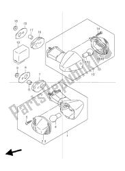 TURN SIGNAL LAMP (GSF600-U)