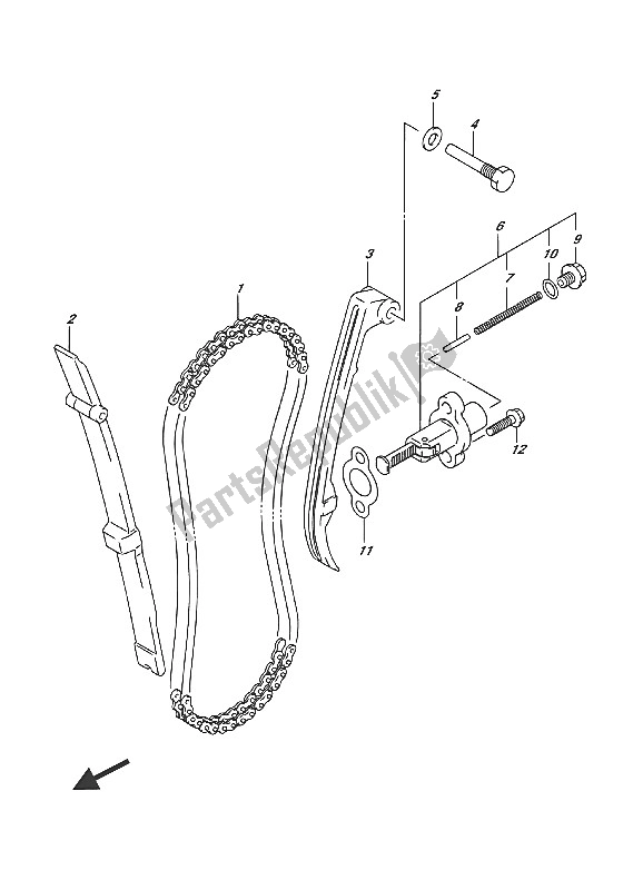 Todas las partes para Cadena De Levas de Suzuki RV 200 2016