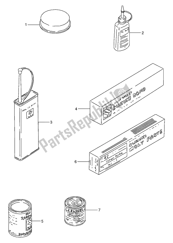 Toutes les pièces pour le Optionnel du Suzuki VX 800U 1991