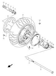 roue arrière (an650a)