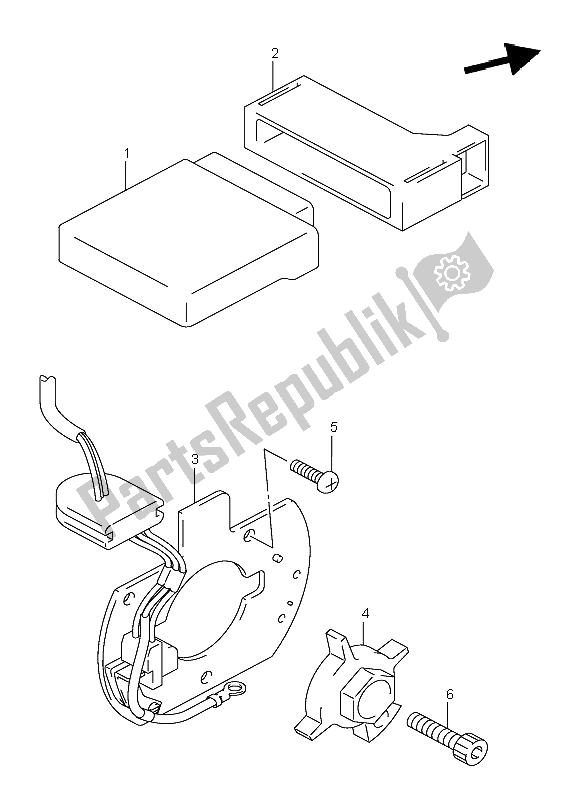 Tutte le parti per il Generatore Di Segnale del Suzuki GSF 650 Nsnasa Bandit 2006