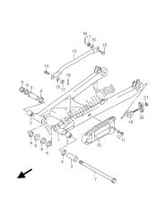 bras oscillant arrière