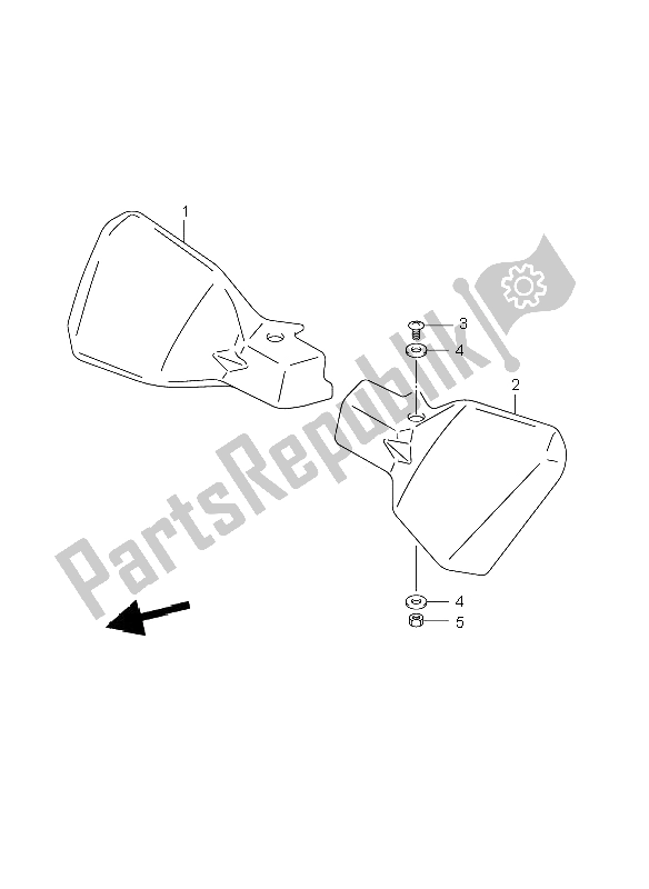 All parts for the Knuckle Cover of the Suzuki DL 1000 V Strom 2009