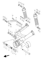 bras oscillant arrière