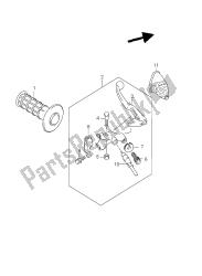lewy uchwyt dźwigni (DR-Z400e E24)