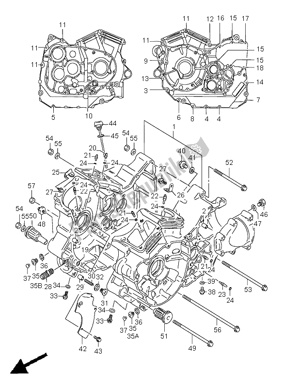 Alle onderdelen voor de Carter van de Suzuki VS 1400 Intruder 1999