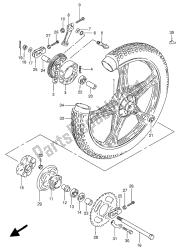 REAR WHEEL (GN250E)