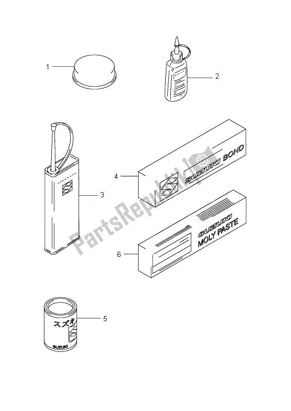 All parts for the Optional of the Suzuki UX 150 Sixteen 2010