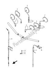 guidon et câble de commande (vs750glf)