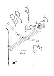 manillar y cable de control (vs750glf)