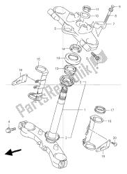 support de fourche avant (gsf600-u)