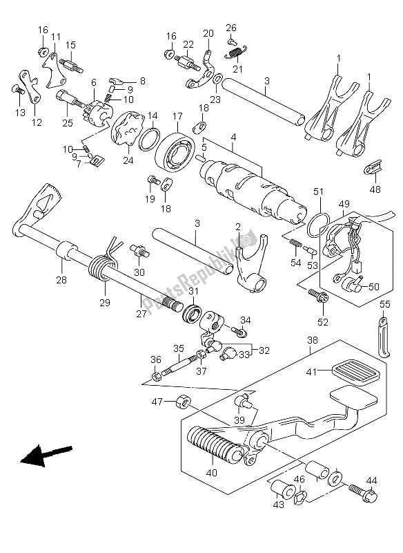 Toutes les pièces pour le Changement De Vitesse du Suzuki C 800 VL 2009