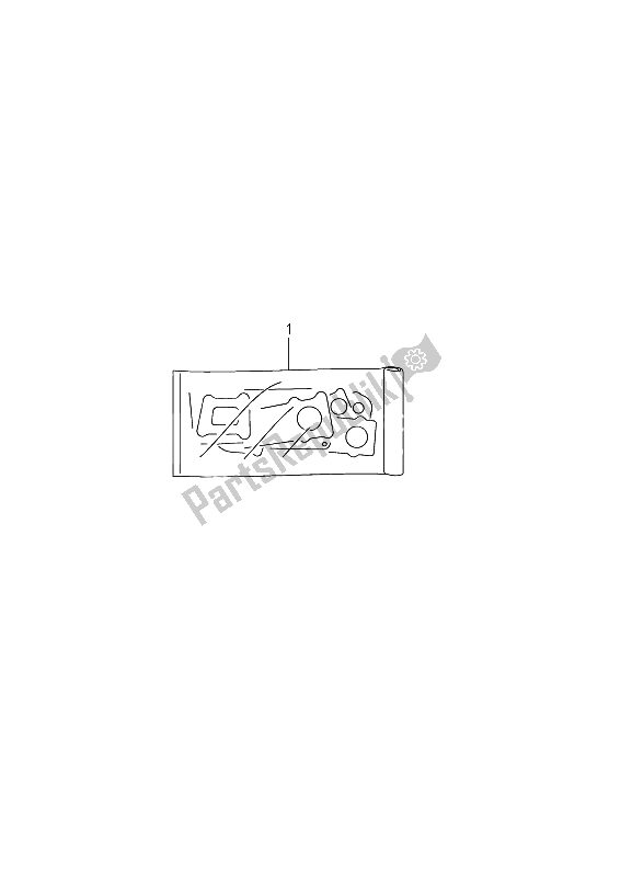 All parts for the Gasket Set of the Suzuki LT A 400Z Kingquad ASI 4X4 2012