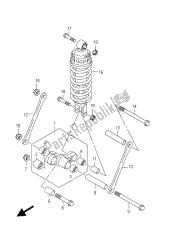 leva del cuscino posteriore (gsx650fua e21)