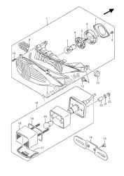 feu arrière combiné (sans réflecteur)