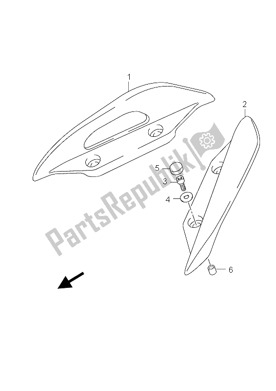 All parts for the Pillion Rider Handle (executive) of the Suzuki UH 125 Burgman 2011