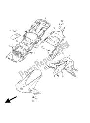 guardabarros trasero (gsx-r750uf e21)