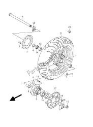 REAR WHEEL (GSX650FU E21)