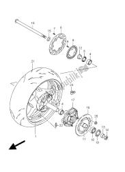 REAR WHEEL (GSX1300BKA-AUF)