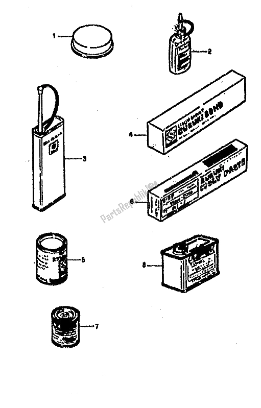 Todas las partes para Opcional de Suzuki RG 500 Gamma 1986