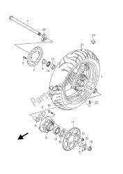 REAR WHEEL (GSX650FU E21)