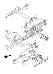 bras de suspension arrière