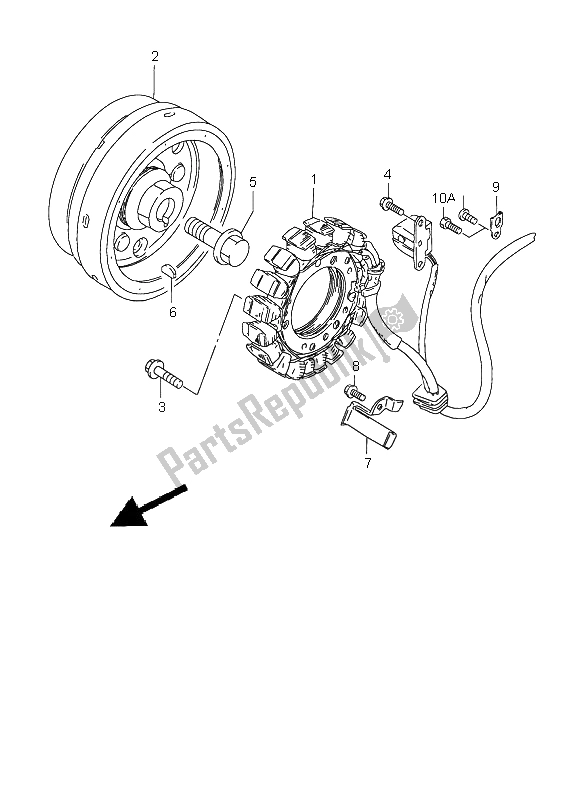 Toutes les pièces pour le Magnéto du Suzuki LS 650 Savage 2003