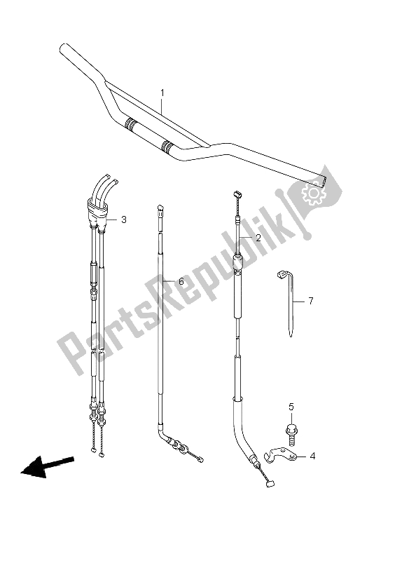 Wszystkie części do Kierownica Suzuki DR Z 400E 2000