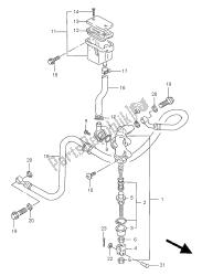 hoofdremcilinder achter (gsf1200-s)