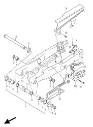 bras oscillant arrière