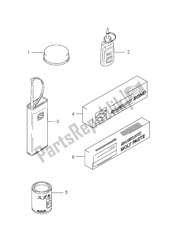 All parts for the Optional of the Suzuki VZ 800 Marauder 2005