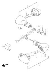 lámpara de señal de giro (sv650-u)