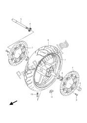 przednie koło (gsf650u)