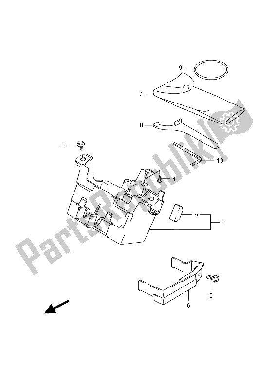 Toutes les pièces pour le Boîte Manuelle (gsf650) du Suzuki GSF 650 Sasa Bandit 2012