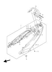 SEAT TAIL COVER (GSF1250S-SA)