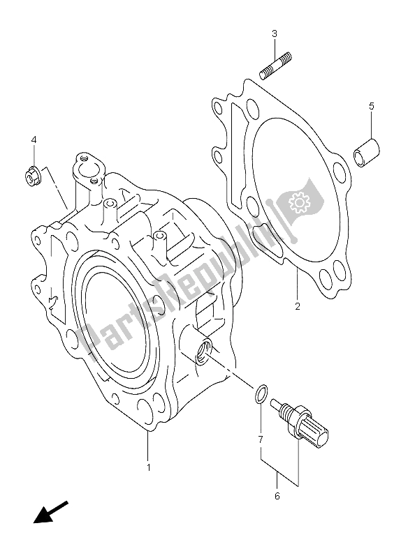 Todas las partes para Cilindro de Suzuki Burgman AN 400S 2006