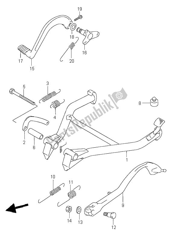 Todas las partes para Estar de Suzuki GSX 750F 1995