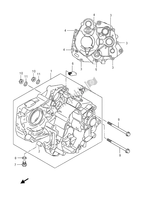 Wszystkie części do Korbowód Suzuki DR Z 70 2014