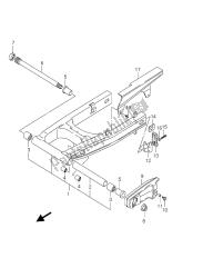 bras oscillant arrière