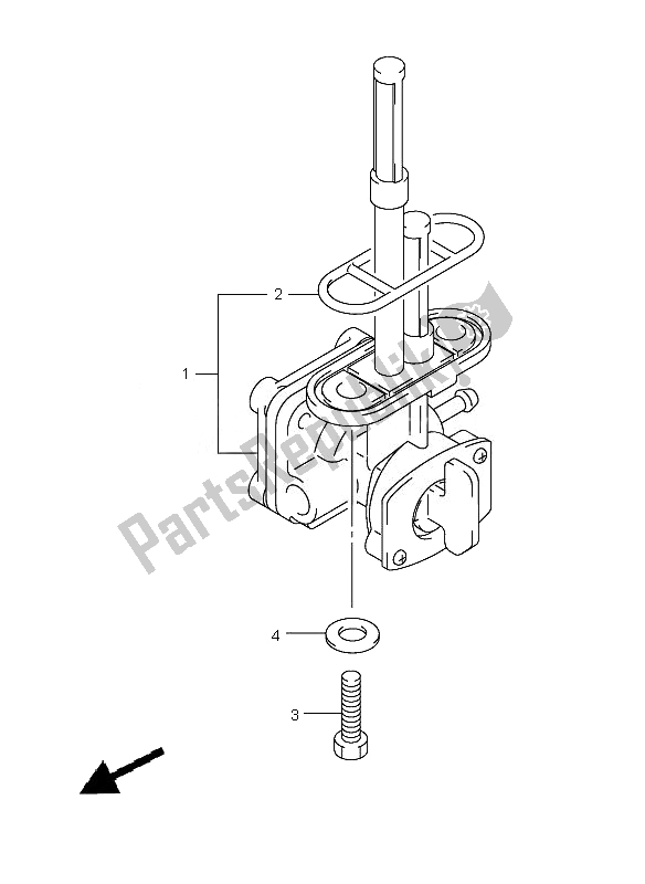 Tutte le parti per il Rubinetto Del Carburante del Suzuki VL 250 Intruder 2007