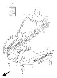 cuerpo de capota (gsf1200s-sa)