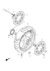 roda dianteira (gsf650sa)