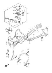 flexible de frein avant (gsx1300rauf e19)