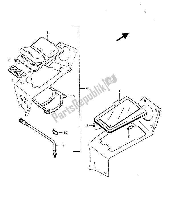 All parts for the Map Case Set & Coin Box Set (gv1400gd) of the Suzuki GV 1400 Gdgc 1987