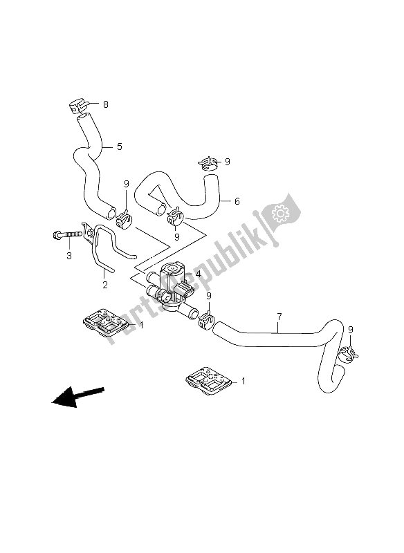 Todas las partes para 2do Aire de Suzuki GSR 600 2006