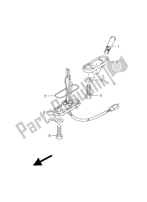 All parts for the Fuel Cock of the Suzuki RV 125 Vanvan 2008